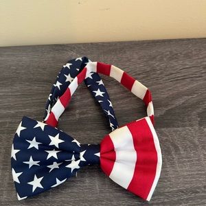 Patriotic Clip-On Bow Tie